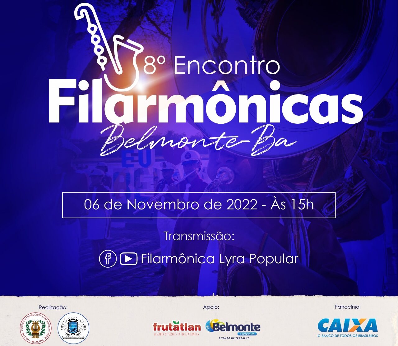 Musicalidade e cultura: Filarmônica Lyra Popular de Belmonte completa 107  anos de existência. - BK2